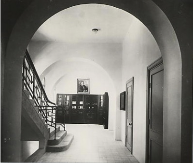 The Hebrew University. Class in mathematics. Einstein Institute, 1932? / Library of Congress Prints and Photographs Division. © The department of information and public affairs, The Hebrew University of Jerusalem, All rights reserved.
